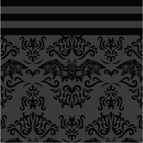 Bat Damask Knee High Socks