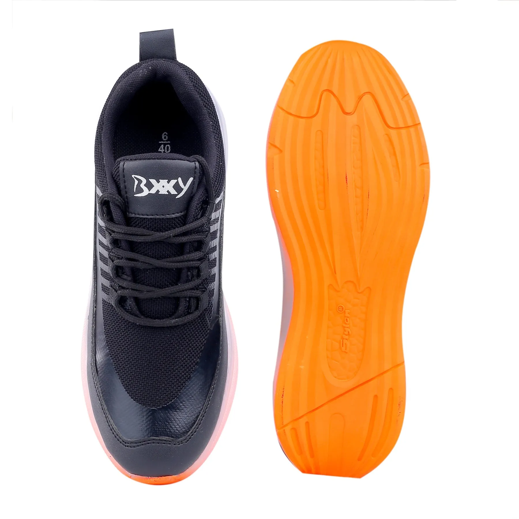 Bxxy's Multi Color Sports Shoes For Men On Transparent Sole