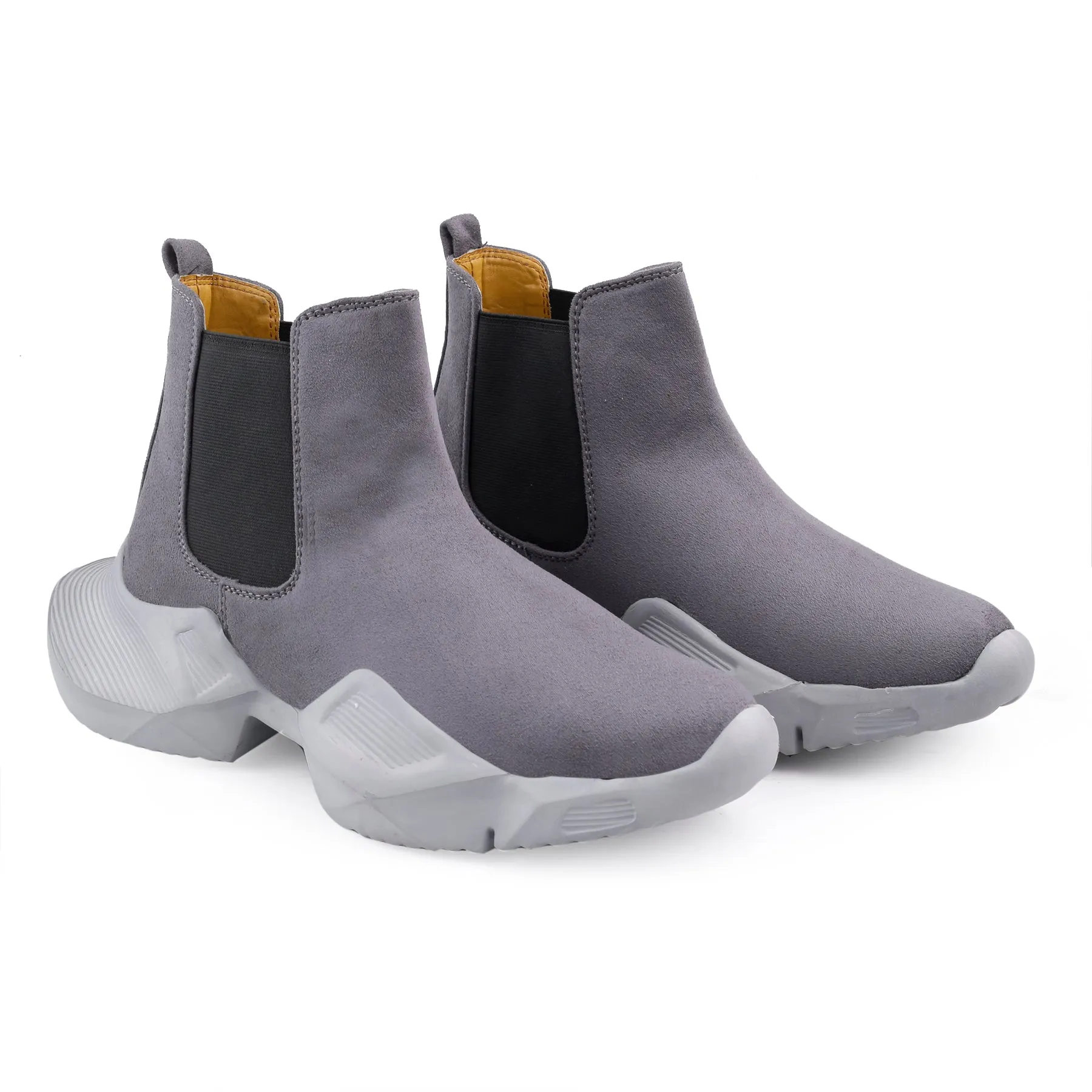 Bxxy's Suede Chelsea Slip-on Boots for Men