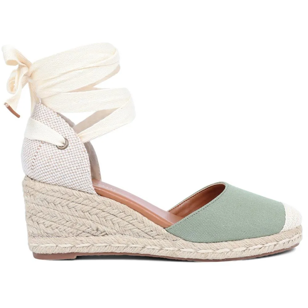 Candice Espadrille Wedge Sandals - BARBR37507 / 323 658