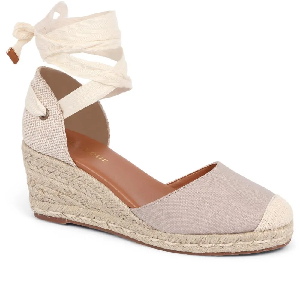 Candice Espadrille Wedge Sandals - BARBR37507 / 323 658