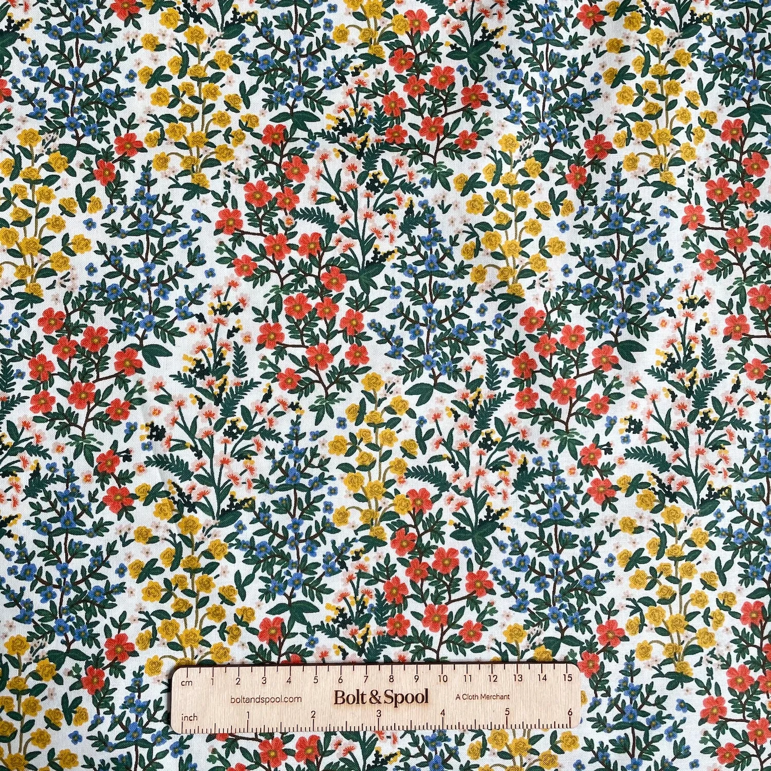 Cotton   Steel : Rifle Paper Co. Camont - Wildwood Garden Cream