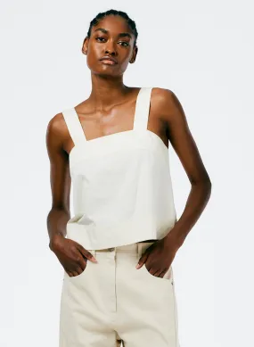 Eco Poplin Strappy Top