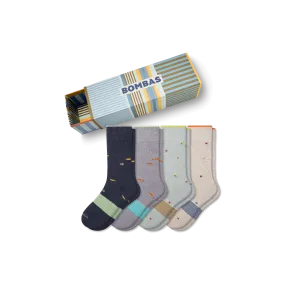 Father’s Day Dress Calf Sock 4-Pack Gift Box