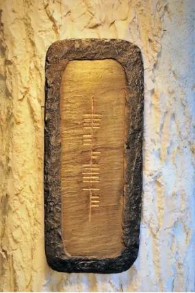 Fáilte Ogham Plaque