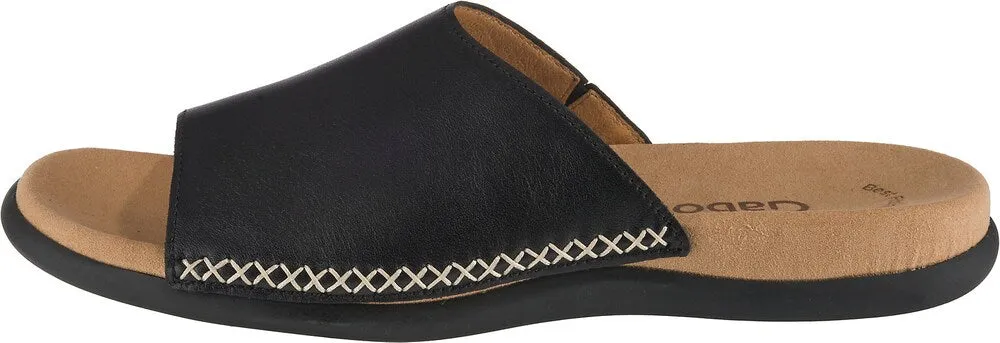 Gabor mules, black