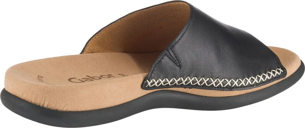 Gabor mules, black