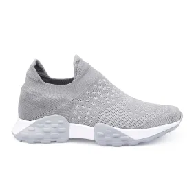 Latest Knitted Fabric Material Casual Grey Sports Socks Shoes For Men