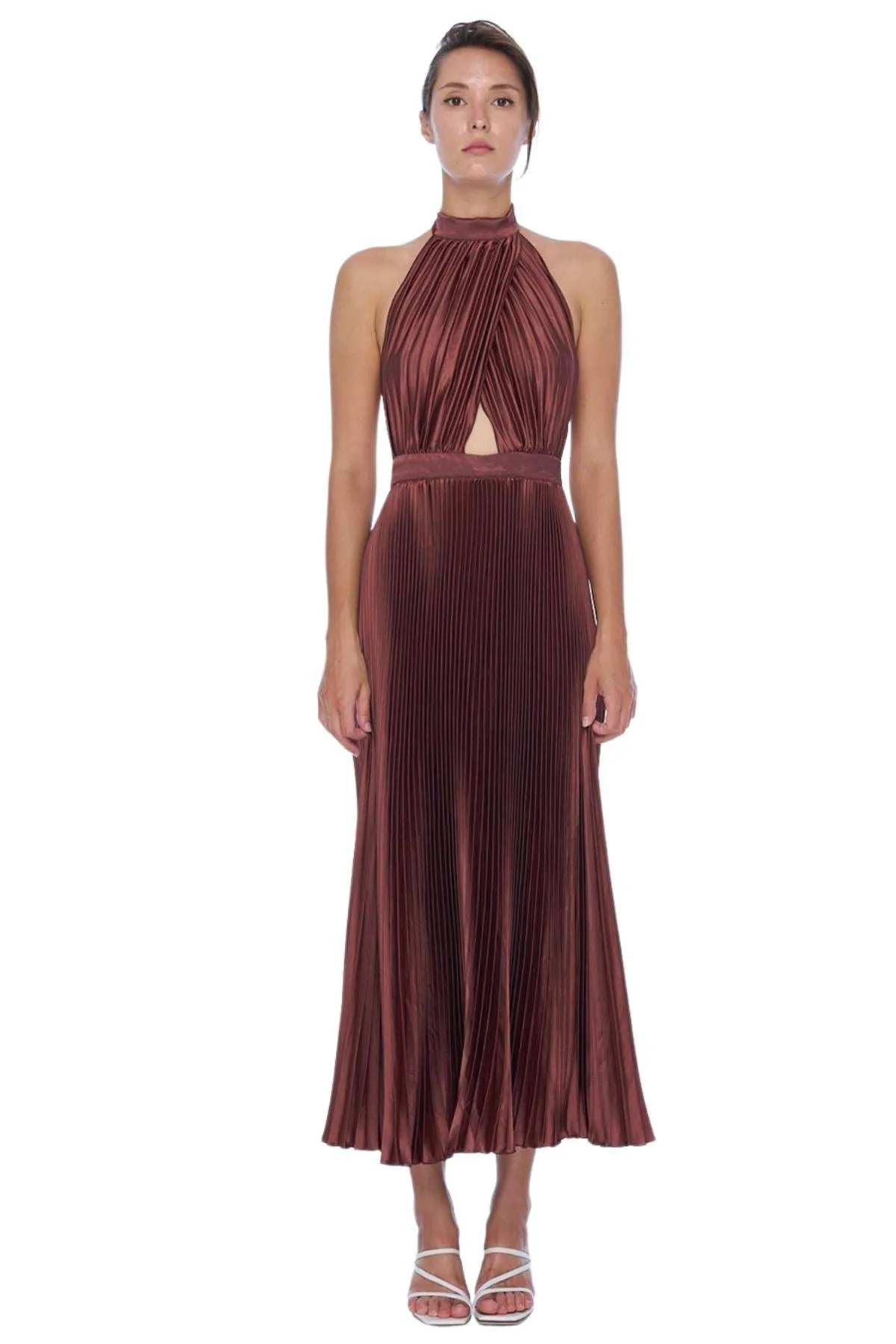 L'IDEE Renaissance Gown (Chocolate) - RRP $349