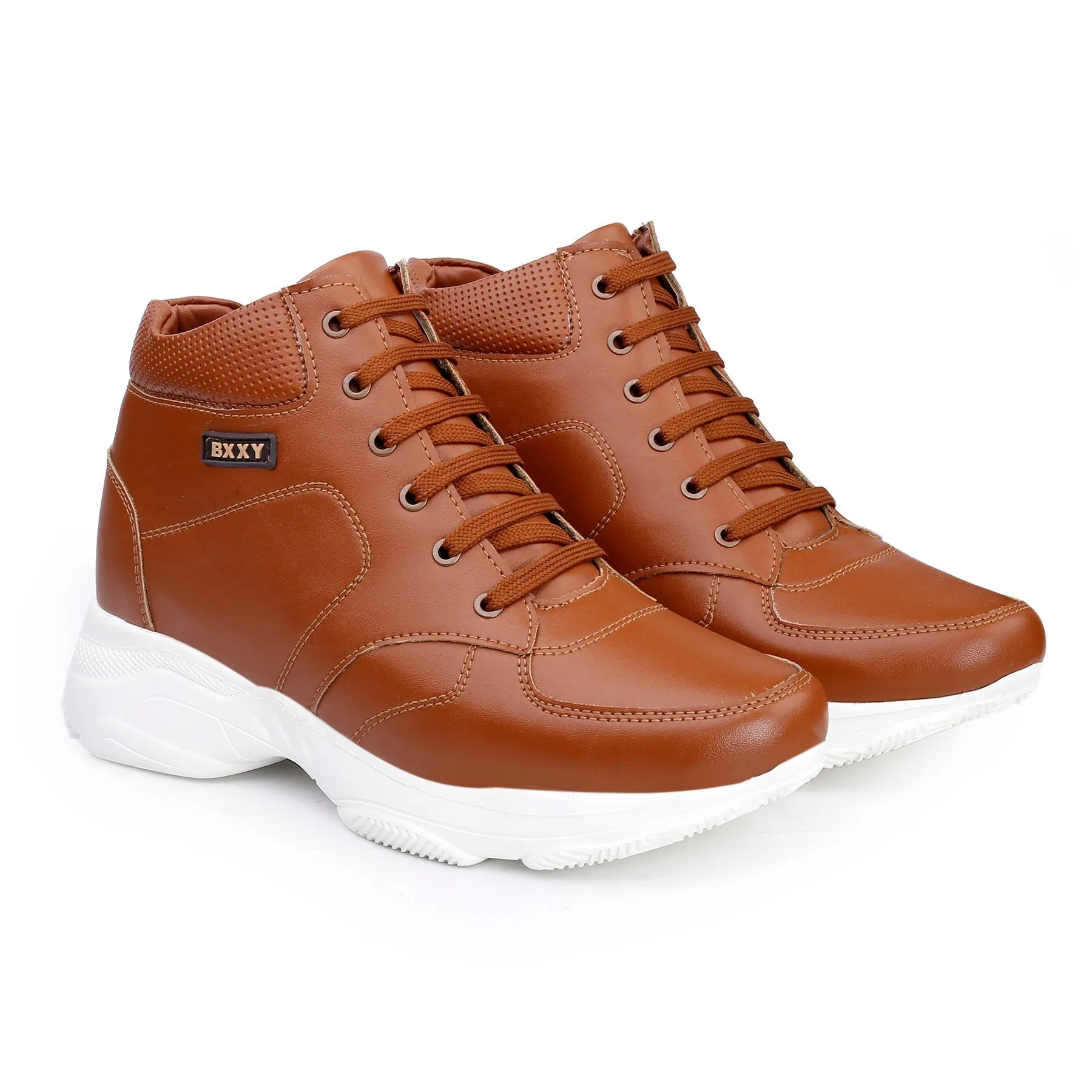 Men's 3 Inch Hidden Height Increasing Casual Outdoor Sneakers Boot in Eva Sole