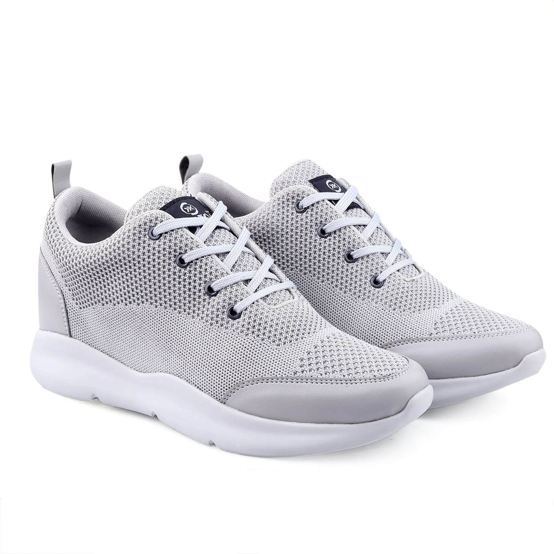 Men's 3 Inch Hidden Height Increasing Stylish Casual Sports Lace-Up Shoes