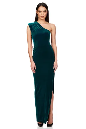 NOOKIE Rumi Gown (Teal velvet)- RRP $329