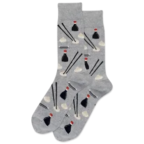 "Dumplings" Cotton Crew Socks by Hot Sox