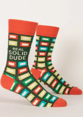 Real Solid Dude Men's Socks