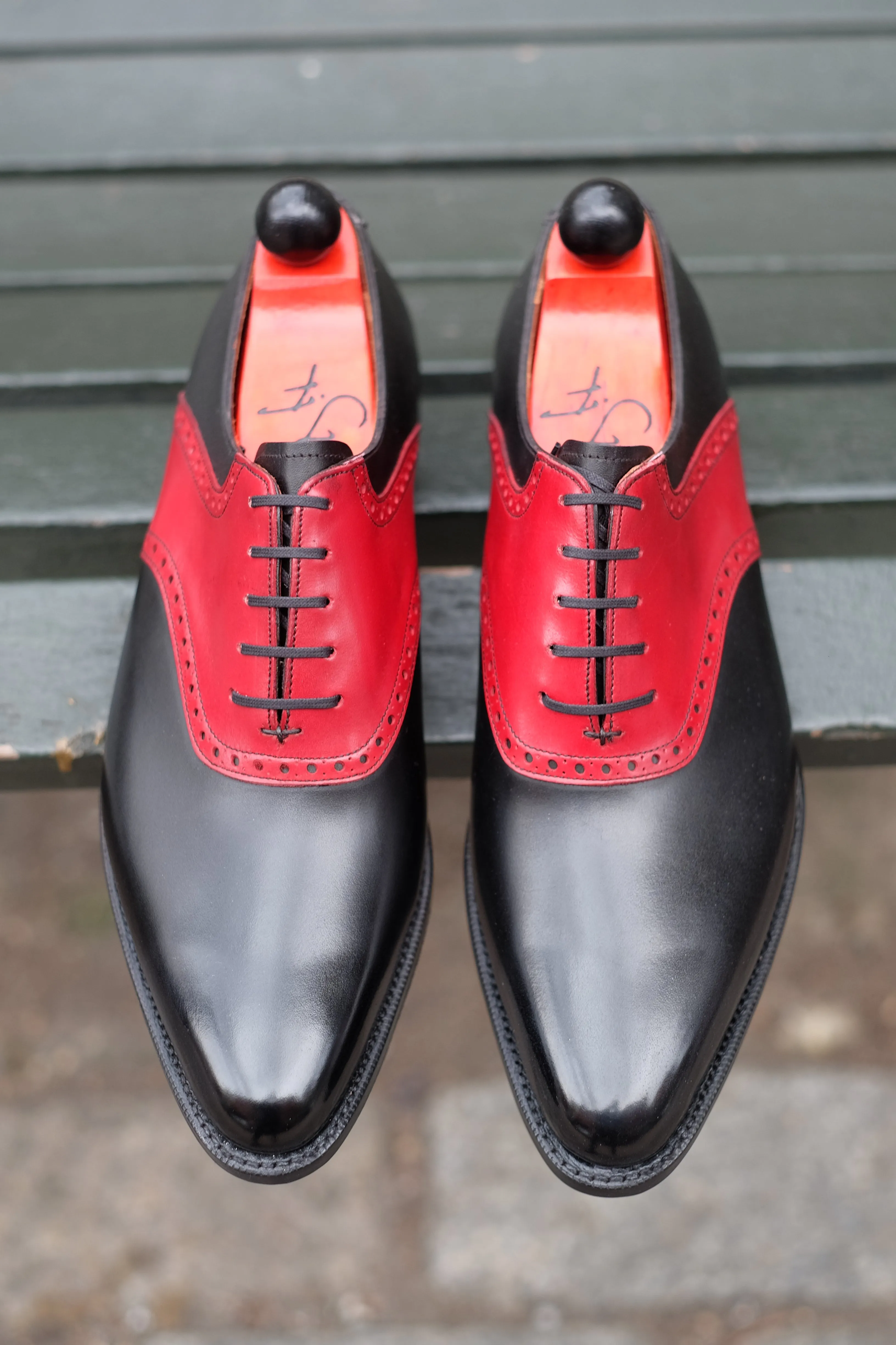 Stefano Redux - Black Calf / Red Calf