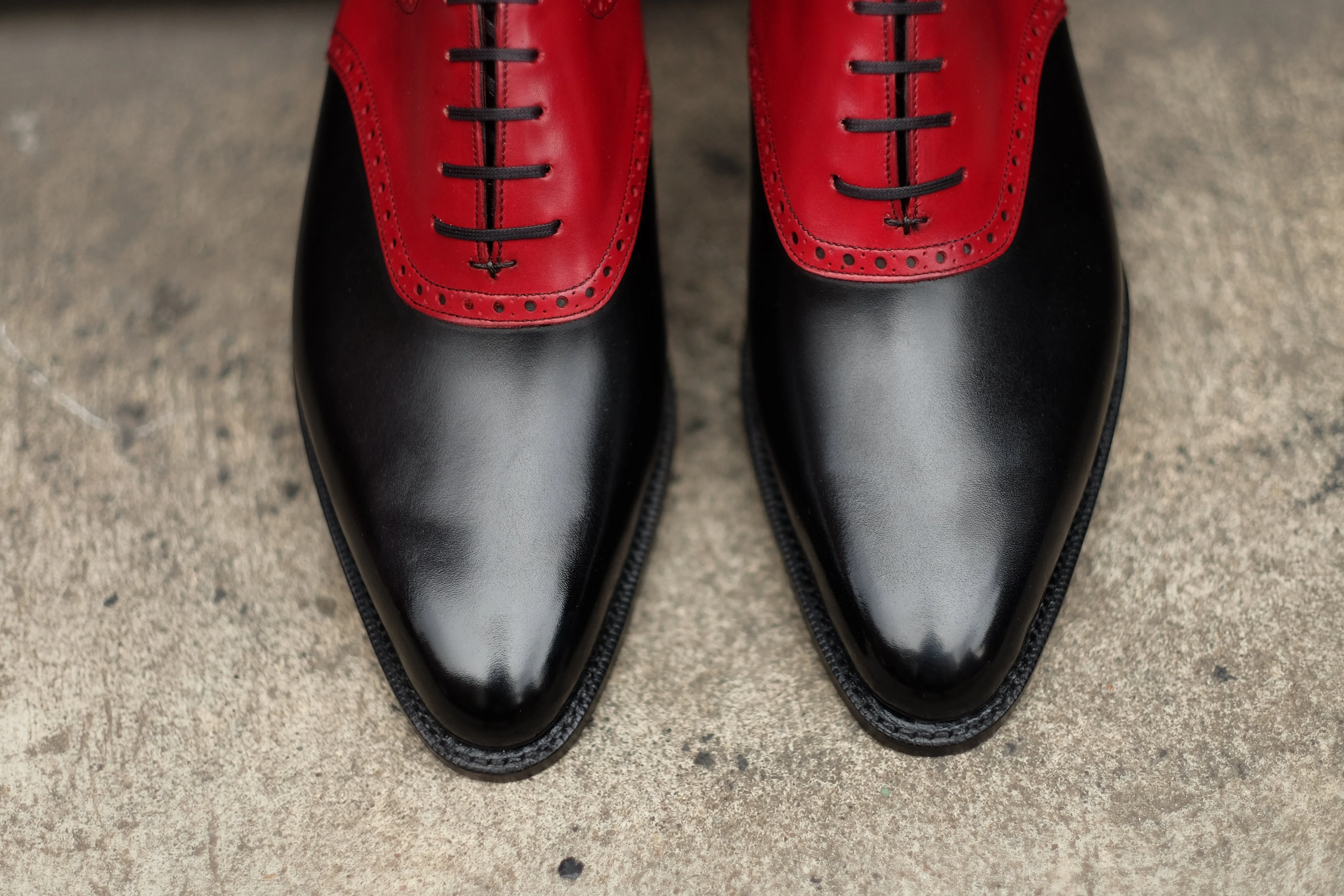 Stefano Redux - Black Calf / Red Calf