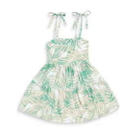 Optimized Title: Breezy Tropics Girls Resort Dress