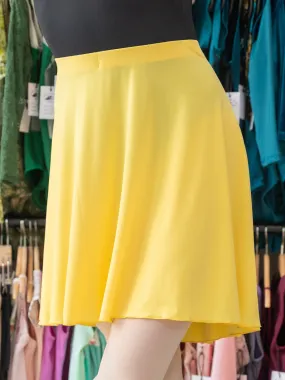 Yellow Pull-on Long Dance Skirt MP338